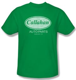 Tommy Boy Shirt Callahan Auto Adult Kelly Green Tee T-Shirt