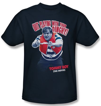 Tommy Boy Shirt Dinghy Adult Navy Tee T-Shirt