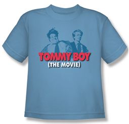 Tommy Boy Shirt Kids Movie Logo Carolina Blue Youth Tee T-Shirt