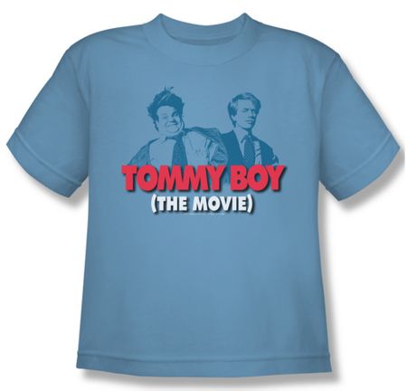 Tommy Boy Shirt Kids Movie Logo Carolina Blue Youth Tee T-Shirt