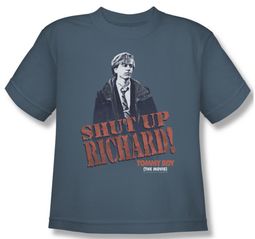 Tommy Boy Shirt Kids Shut Up Richard Slate Youth Tee T-Shirt