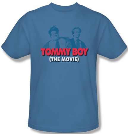 Tommy Boy Shirt Movie Logo Adult Carolina Blue Tee T-Shirt