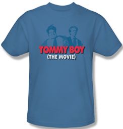 Tommy Boy Shirt Movie Logo Adult Carolina Blue Tee T-Shirt