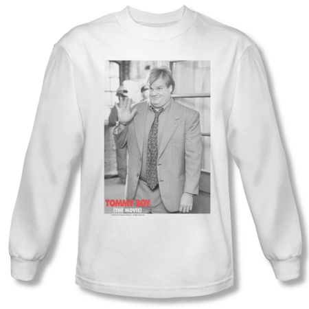 Tommy Boy Shirt Square Long Sleeve White Tee T-Shirt
