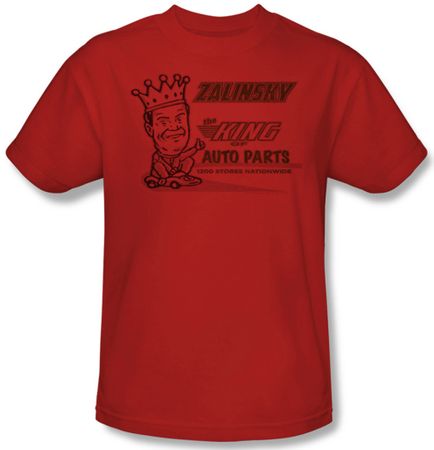 Tommy Boy Shirt Zalinsky Auto Adult Red Tee T-Shirt