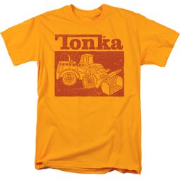 Tonka Truck Adult T-shirt - Gold Color