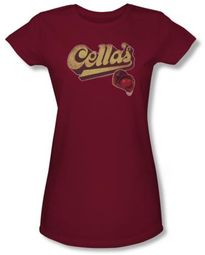 Cella's Juniors T-Shirts - Cella's Logo Cardinal Red Tee