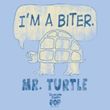 Tootsie Roll Juniors T-Shirts - I'm A Biter Light Blue Tee