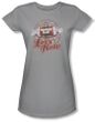 Tootsie Roll Juniors T-Shirts - Lets Roll Silver Tee