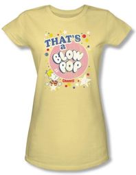 Blow Pop Juniors T-Shirts - That's A Blow Pop Banana Tee