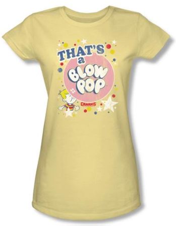 Blow Pop Juniors T-Shirts - That's A Blow Pop Banana Tee