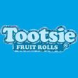Tootsie Roll Juniors T-Shirts - Tootsie Fruit Rolls Logo Turquoise Tee