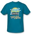 Tootsie Roll Kids T-Shirts - Jingle Turquoise Tee Youth