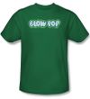 Blow Pop T-Shirts - Blow Pop Logo Adult Kelly Green Tee
