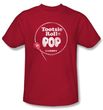 Tootsie Roll T-Shirts - Pop Logo Adult Red Tee shirt