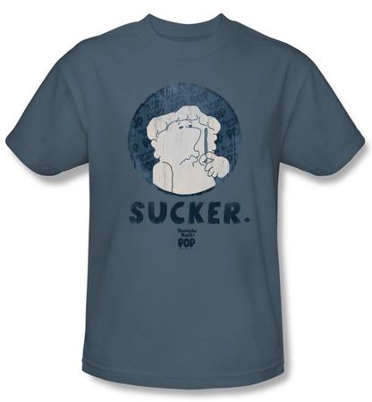 Tootsie Roll T-Shirts - Sucker Adult Slate Tee
