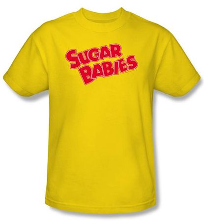 Sugar Babies T-Shirts - Sugar Babies Adult Yellow Tee