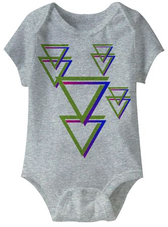 Tri Harder Funny Baby Romper Grey Infant Babies Creeper