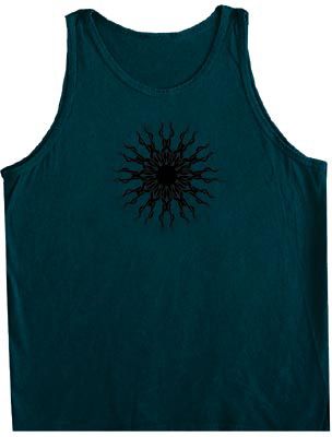 Tribal Sign Sun Solar Mens Adult Tanktop Tank
