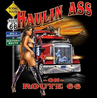 Route RT 66 Trucker T-shirt