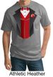 Tuxedo Tall T-shirt With Red Vest Funny Adult Tee Shirt