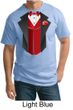 Tuxedo Tall T-shirt With Red Vest Funny Adult Tee Shirt