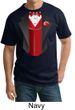 Tuxedo Tall T-shirt With Red Vest Funny Adult Tee Shirt