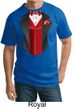 Tuxedo Tall T-shirt With Red Vest Funny Adult Tee Shirt