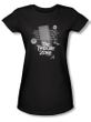 Twilight Zone Juniors T-Shirt - Monologue Black