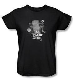 Twilight Zone Ladies T-Shirt - Monologue Black