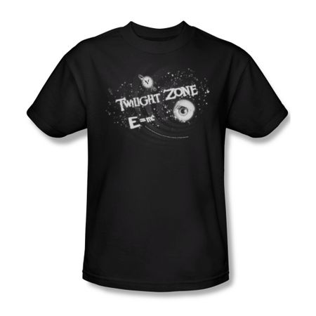 Twilight Zone Shirt E=MC2 Black T-Shirt