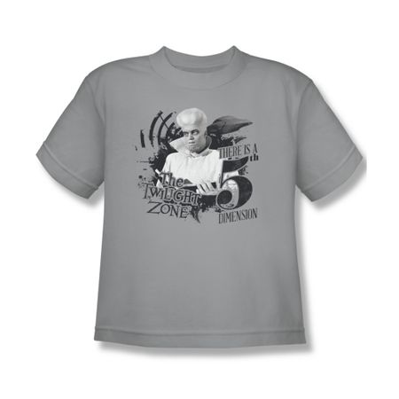 Twilight Zone Shirt Kids 5th Dimensions Silver T-Shirt