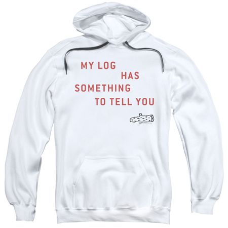 Twin Peaks Hoodie My Log White Sweatshirt Hoody