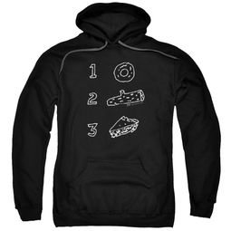 Twin Peaks Hoodie Pie Log Donut Black Sweatshirt Hoody Twin Peaks Hoodie Pie Log Donut Black Sweatshirt Hoody