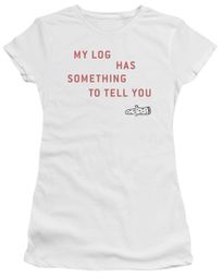 Twin Peaks Juniors Shirt My Log White T-Shirt Twin Peaks Juniors Shirt My Log White T-Shirt