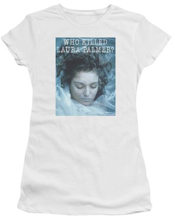 Twin Peaks Juniors Shirt Who Killed Laura White T-Shirt