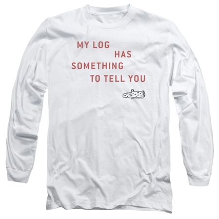 Twin Peaks Long Sleeve Shirt My Log White Tee T-Shirt
