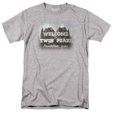 Twin Peaks Shirt Welcome Athletic Heather T-Shirt