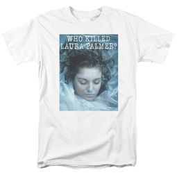 Twin Peaks Shirt Who Killed Laura White T-Shirt Twin Peaks Shirt Who Killed Laura White T-Shirt