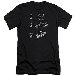 Twin Peaks Slim Fit Shirt Pie Log Donut Black T-Shirt Twin Peaks Slim Fit Shirt Pie Log Donut Black T-Shirt