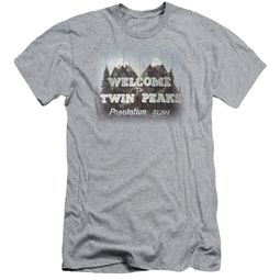 Twin Peaks Slim Fit Shirt Welcome Athletic Heather T-Shirt