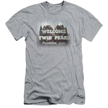 Twin Peaks Slim Fit Shirt Welcome Athletic Heather T-Shirt