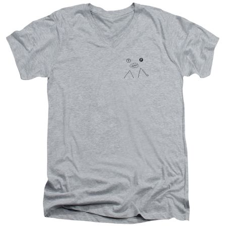 Twin Peaks Slim Fit V-Neck Shirt Pie Athletic Heather T-Shirt