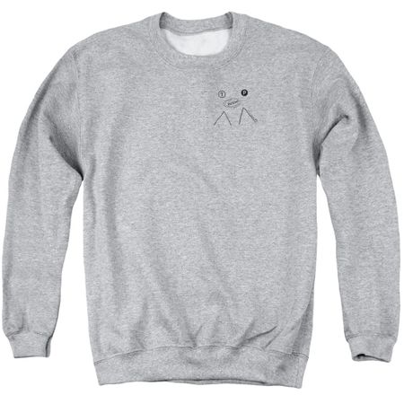 Twin Peaks Sweatshirt Pie Adult Athletic Heather Sweat Shirt