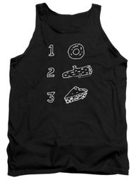 Twin Peaks Tank Top Pie Log Donut Black Tanktop Twin Peaks Tank Top Pie Log Donut Black Tanktop