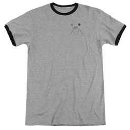 Twin Peaks Pie Athletic Heather Ringer Shirt