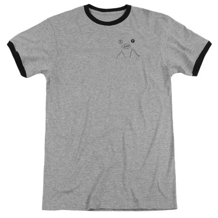 Twin Peaks Pie Athletic Heather Ringer Shirt