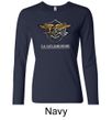 U.S. Navy Seal Shirt Devgru Ladies Long Sleeve Tee T-Shirt