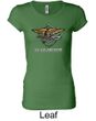 U.S. Navy Seal Shirt Devgru Ladies Longer Length Tee T-Shirt