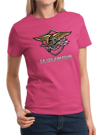 U.S. Navy Seal Shirt Devgru Ladies Tee T-Shirt